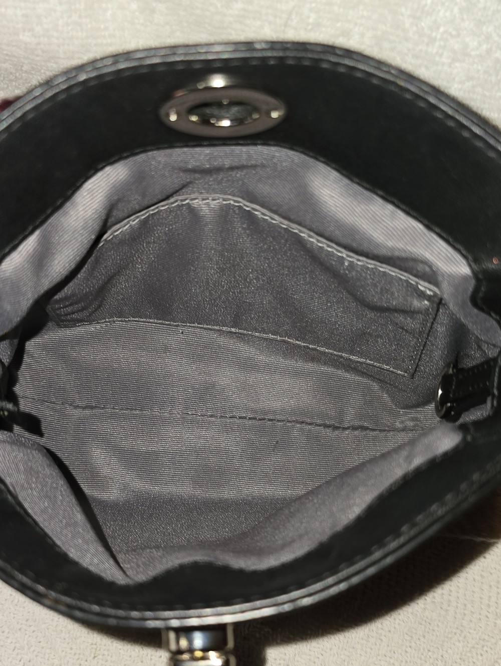 Coach Vintage Black Leather Legacy Turnlock Wristlet Y2K - Picture 10 of 16